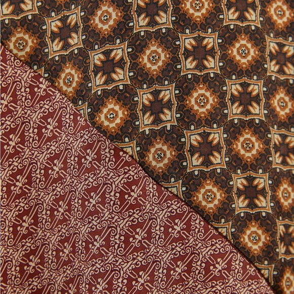 ZARA PATCHWORK PRINT DRESS - Picture 6 of 6